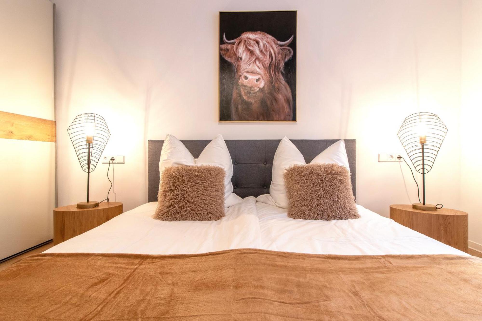 Stilvolles City-Apartment I Netflix I Wlan L Stellplatz I Zentral ชวาร์เซนเบิร์ก ภายนอก รูปภาพ