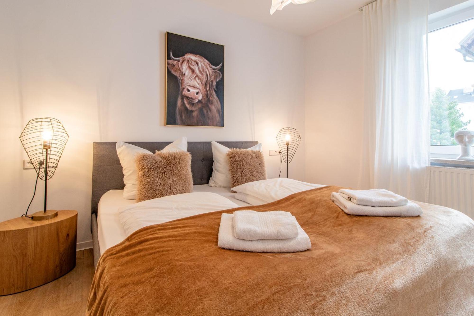 Stilvolles City-Apartment I Netflix I Wlan L Stellplatz I Zentral ชวาร์เซนเบิร์ก ภายนอก รูปภาพ