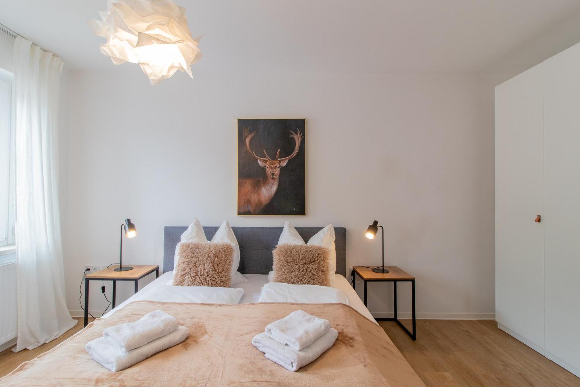 Stilvolles City-Apartment I Netflix I Wlan L Stellplatz I Zentral ชวาร์เซนเบิร์ก ภายนอก รูปภาพ